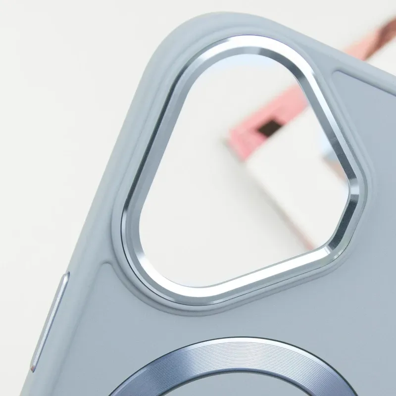 TPU чехол Bonbon Metal Style with MagSafe для Apple iPhone 16 (6.1") Херсон - зображення 3