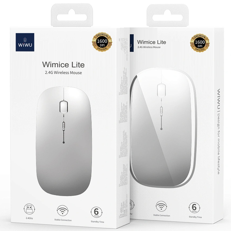 Мышь беспроводная WIWU WM101-C Wimice Lite 2.4G Херсон - зображення 6