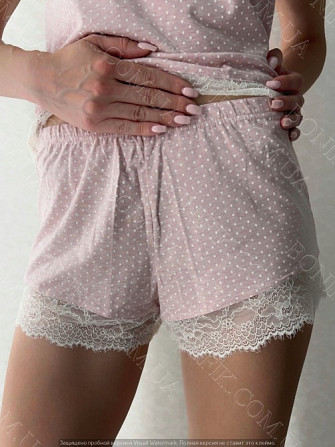 Женский комплект пижамы (шорты+майка) из коллекции "Peachy Pearl" (арт. LPK 4070/39/01) Кривий Ріг - зображення 3