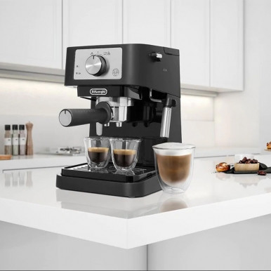 Кофеварка рожковая DeLonghi EС-260-BK 1100 Вт черная Киев - изображение 3