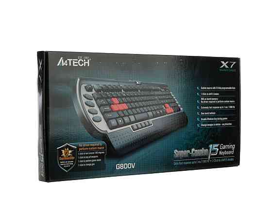 Клавиатура компьютерная проводная A4Tech G800VUSB(Black) черная Київ