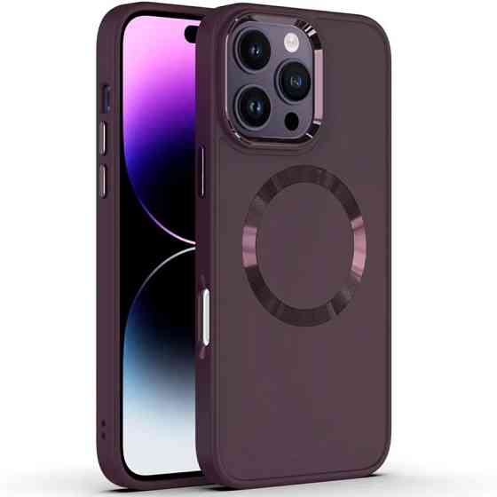 TPU чехол Bonbon Metal Style with MagSafe для Apple iPhone 16 Pro (6.3") Херсон