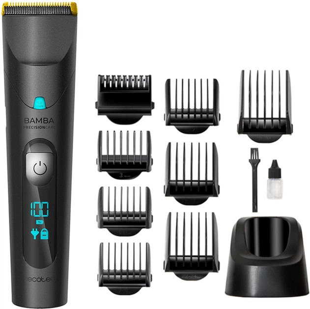 Машинка для стрижки волос Cecotec PrecisionCare Wet&Dry CCTC-04333 черная Київ - зображення 1