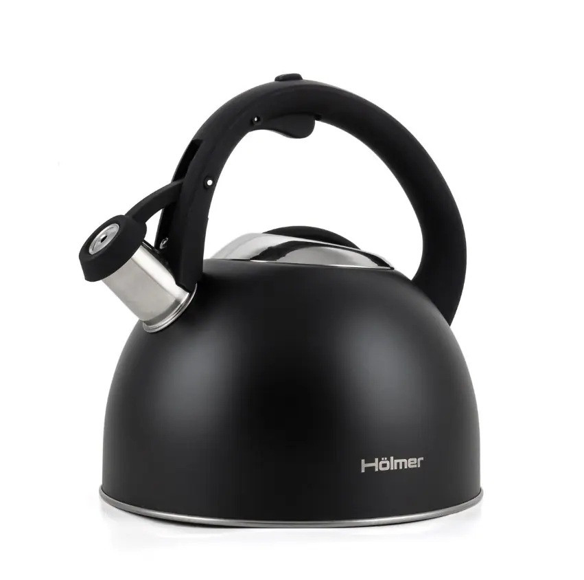 Чайник із свистком Holmer Memory WK-1430-BCSB 3 л чорний Киев - изображение 1