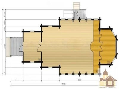 Будівництво дерев'яної церкви під ключ з екологічного зрубу від Закарпат Зруб-Буд Одесса - изображение 5