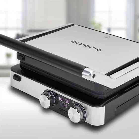 Электрогриль POLARIS PGP 7001D 2000 Вт серебристый Київ