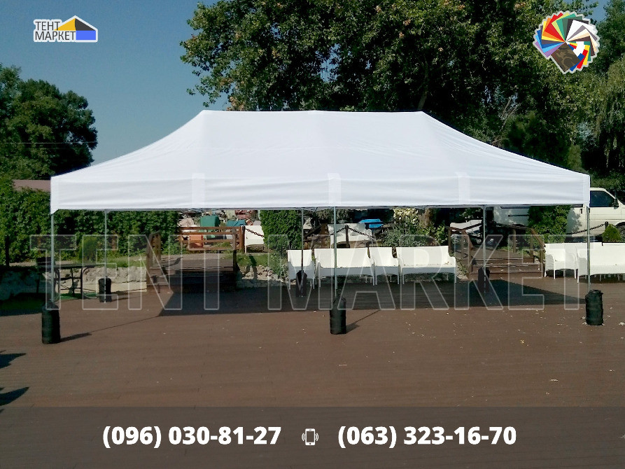 Шатер розсувний 8х4 розкладний намет трансформер. Розсувні Шатри палатки Виготовлення Пошиття Продаж Запоріжжя - зображення 3