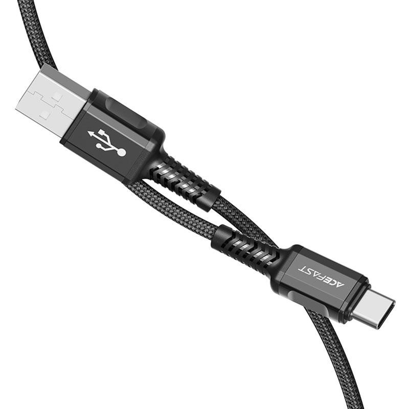 Дата кабель Acefast C1-04 USB to Type-C 3A (1.2m) Херсон - зображення 2