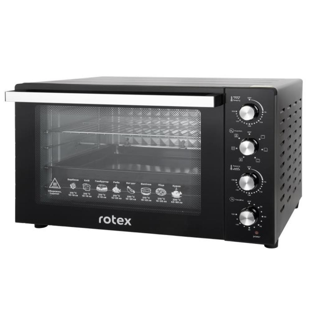Печь электрическая Rotex ROT855-B2G 80 л черная Київ - зображення 7