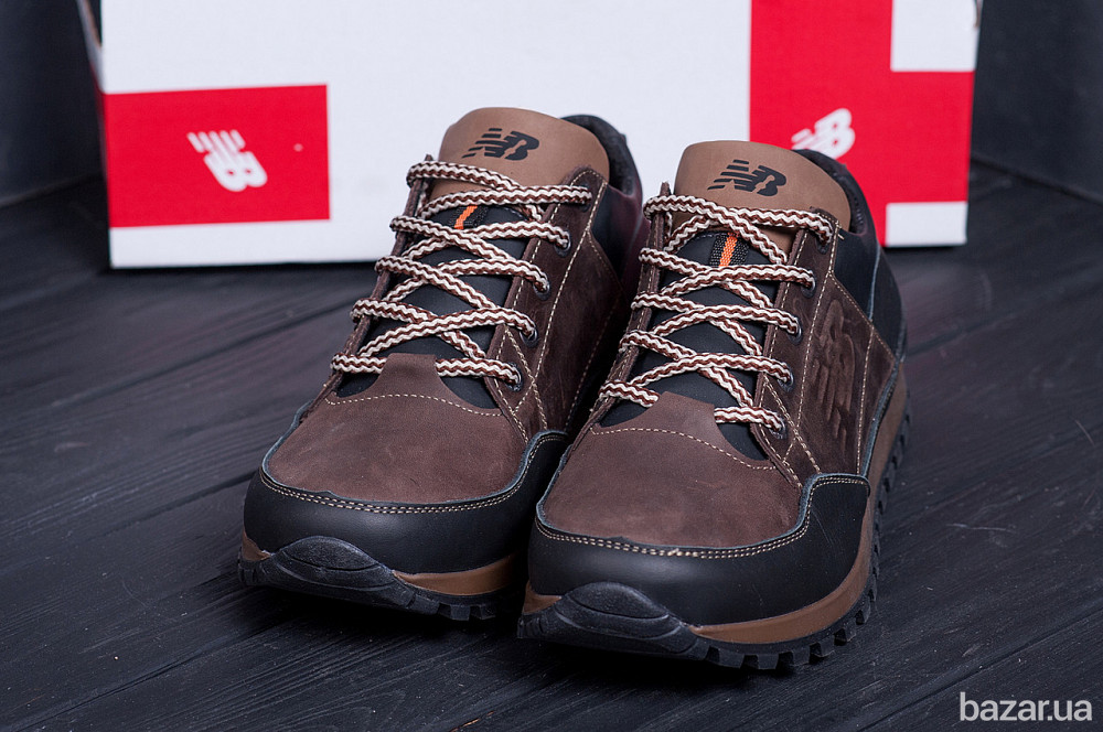 Мужские кожаные кроссовки New Balance Clasic Brown Киев - изображение 8