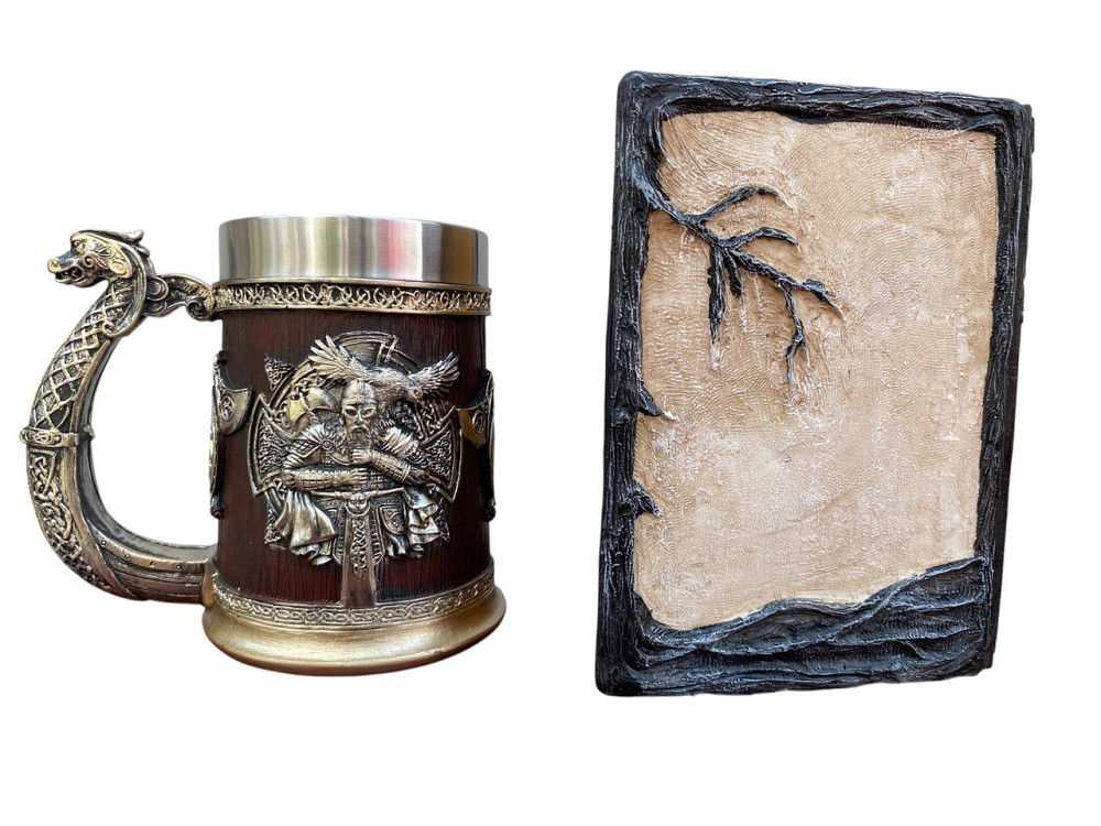 Подарочный набор Кружка 3D Берсерк-Викинг и Блокнот 3D «Тень Ворона» Киев - изображение 2