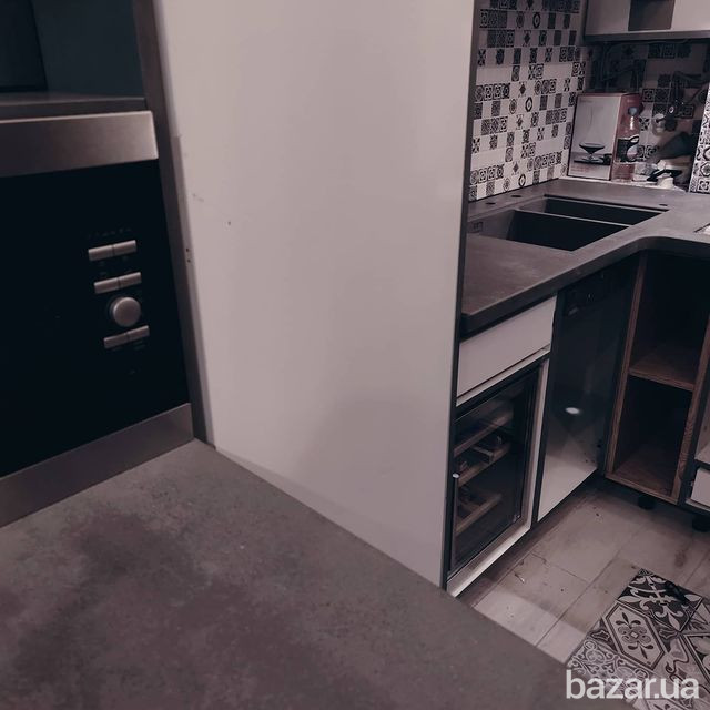 Барная стойка, кухонный остров бетонный, ресепшн, витрины из бетона Одеса - зображення 3