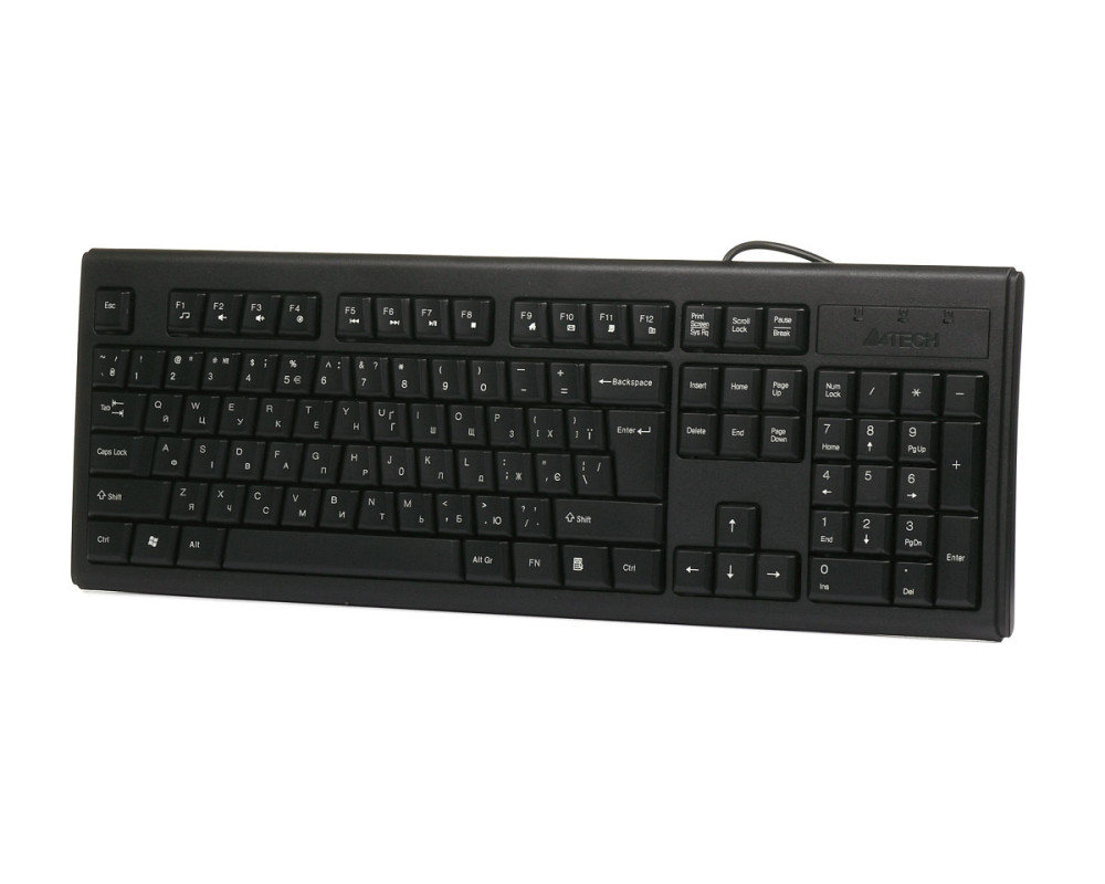 Клавиатура компьютерная проводная A4Tech KRS-83USB(Black) черная Київ - зображення 2