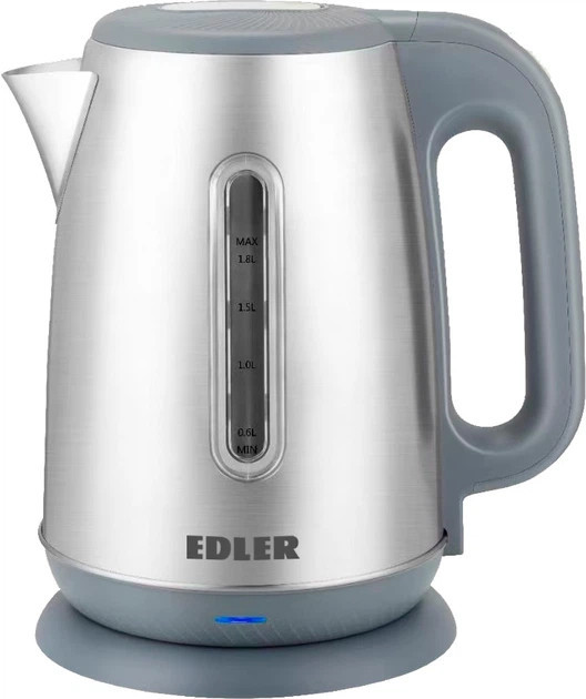 Электрочайник Edler EK1508SSD 1.8 л серебристый Київ - зображення 1