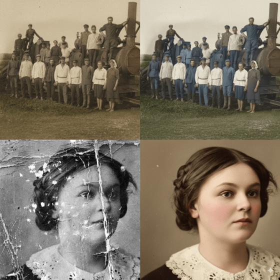 📸 Реставрація та оживлення старих фотографій Київ