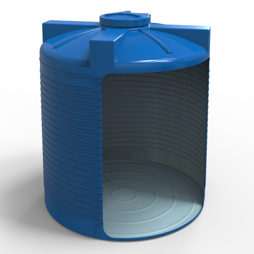 Емкость 5000 л вертикальная Київ - зображення 5