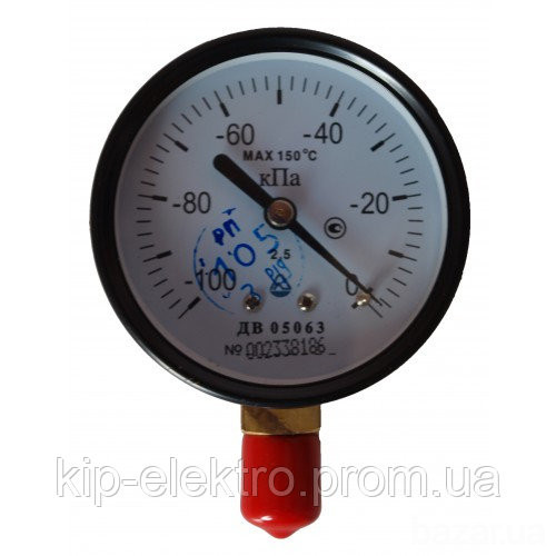 Вакуумметр показывающий ДВ 05063 (ДВ05063, ДВ-05063, ДВ 05-01, ДВ 05) - радиальный штуцер (РШ) Київ - зображення 1
