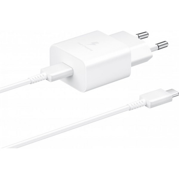 Мережевий зарядний пристрій Samsung Power Adapter 15W Type-C + cable Type-C White (EP-T1510XWEGEU) Харків - зображення 7