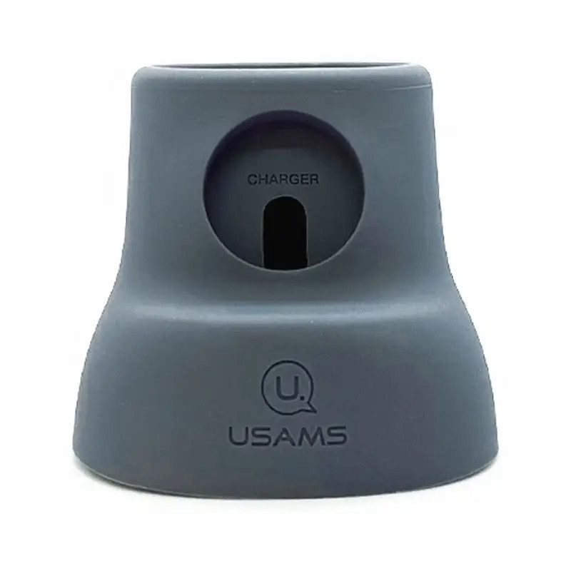 Силиконовая подставка для зарядки Usams US-ZJ051 2in1 Херсон - зображення 2