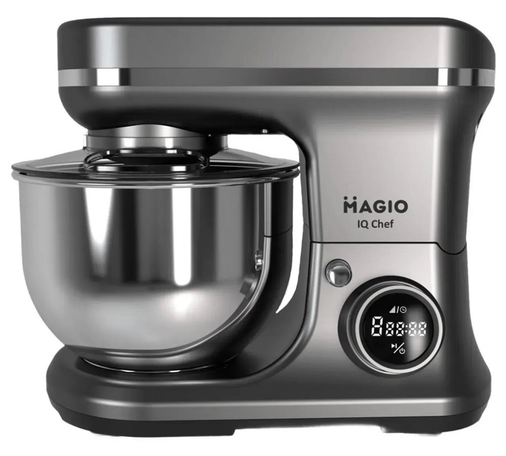 Миксер планетарный Magio IQ Chef Titanium MG-233 5.5 л 3600 Вт серебристый Київ - зображення 1
