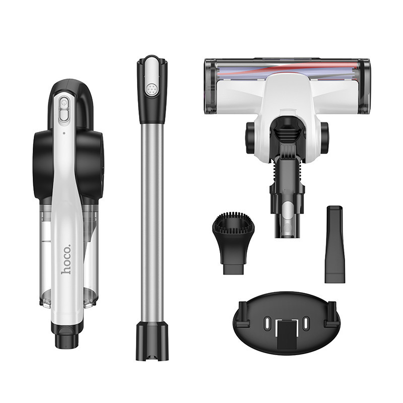 Беспроводной аккумуляторный пылесос Hoco HY11 with roller brush Херсон - зображення 4