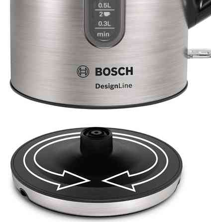 Электрочайник Bosch TWK4P440 1,7 л серебристый Киев