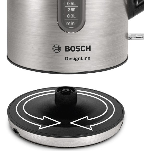 Электрочайник Bosch TWK4P440 1,7 л серебристый Київ - зображення 6