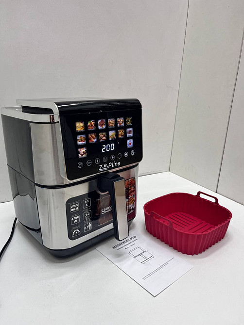 Аэрогриль мультипечь на два тэна с силиконовой формой Zepline ZP-00339 13 л 4200 Вт Київ - зображення 7