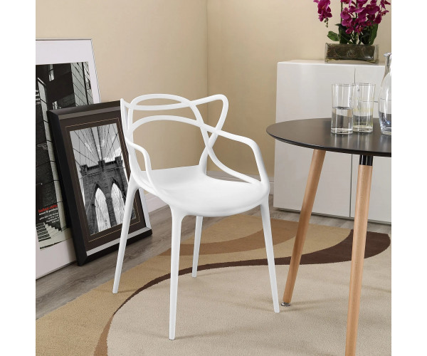 Стілець Мастерс барний пластиковий білий Днепр - изображение 5