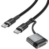 Дата кабель Acefast C22-05 2in1 Type-C to Type-C 240W/MAG3 140W (1.2m) Херсон