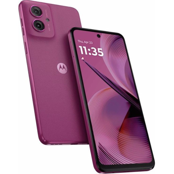 Смартфон Motorola Moto G55 8/256GB NFC Twilight Purple (No Adapter) Global UA (PB5U0011RS) (Код това Харків - зображення 2