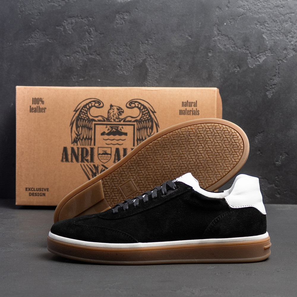 Мужские кожаные кроссовки Black Velvet Київ - зображення 9