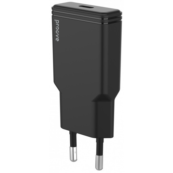 Мережевий зарядний пристрій Proove Slender 20W Type-C Black (WCSS20010001) (Код товару:41197) Харків - зображення 1