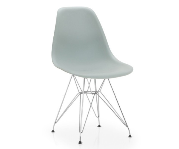 Стілець Тауер ніжки метал пластик сірий Дніпро - зображення 1