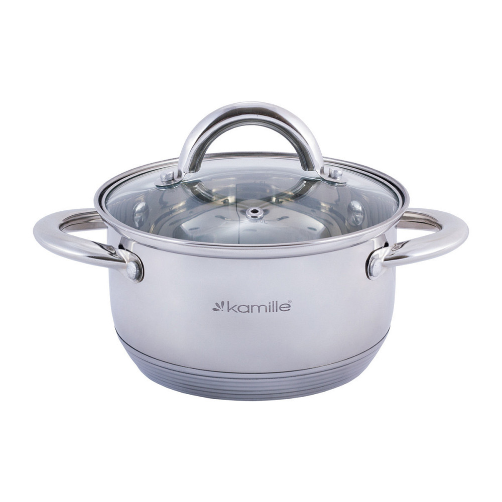 Каструля Kamille KM-5774 6 л 24 см Київ - зображення 1