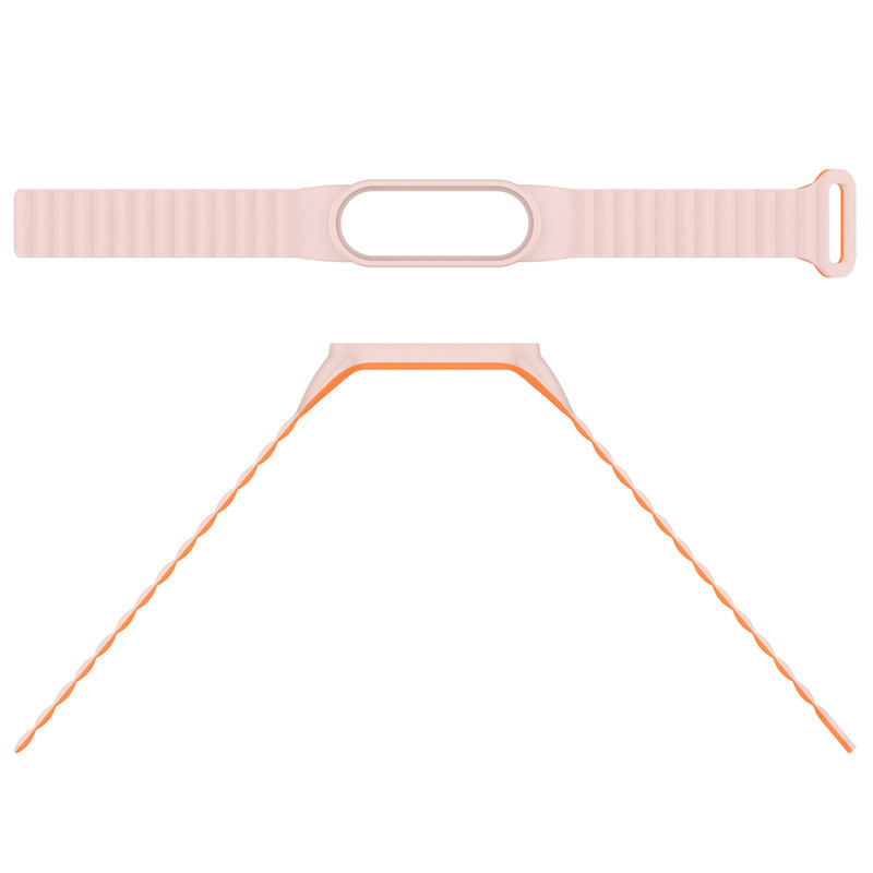 Ремешок Dual-color Magnetic для Xiaomi Mi Band 7/6/5/4/3 Херсон - зображення 4