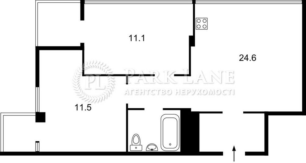 продажа 2-к квартира Киево-Святошинский, Гатное, 116500 $  - зображення 2