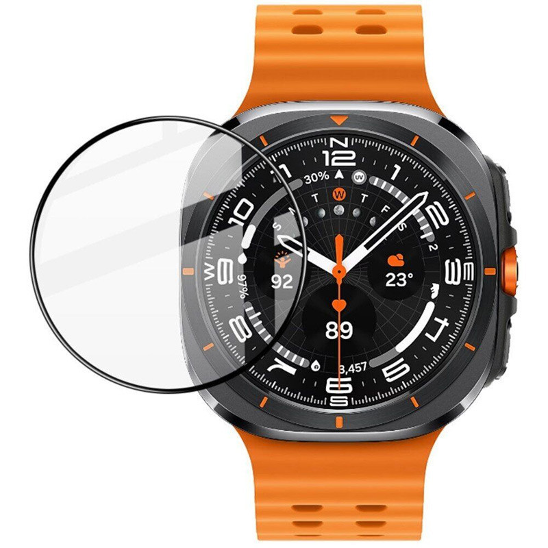 Полимерная пленка 3D (full glue) (тех.пак) для Samsung Galaxy Watch Ultra (2024-25) 47mm Херсон - зображення 1