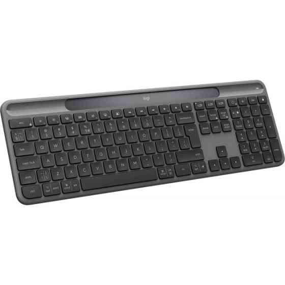 Клавиатура компьютерная безпроводная Logitech Slim Solar+ for Business Wireless/Bluetooth Graphite L Киев