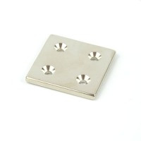 Магніт 40x40x4 mm -7/3.5 mm x 4 потай Одеса - зображення 1