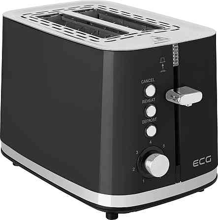 Тостер ECG ST 2766 Vintage Nero 925 Вт черный Киев