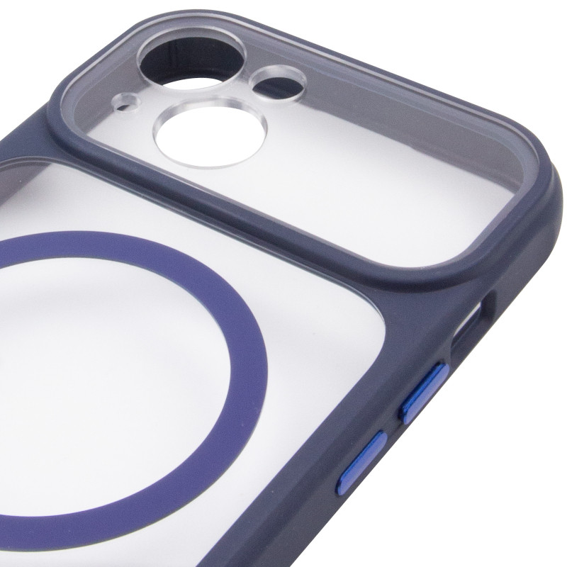 Чехол TPU+PC GETMAN Moon Clear with MagSafe для Apple iPhone 13 (6.1") Херсон - зображення 5