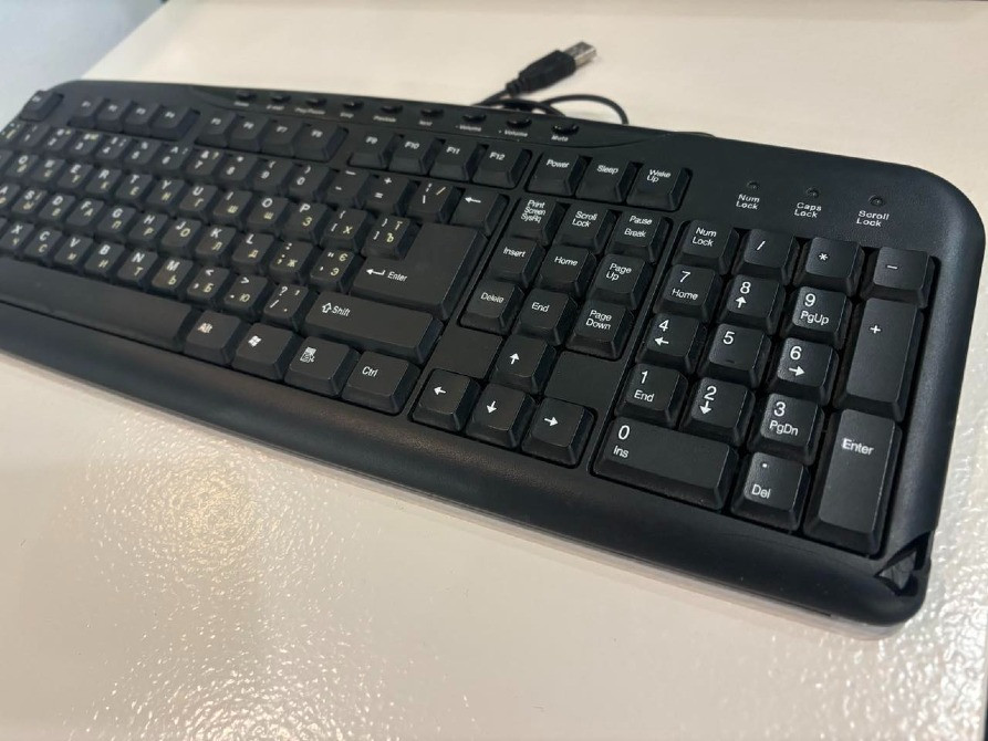 Клавиатура/клавіатура для ПК Canyon CNE-CKEY2 USB проводна с подставкой Киев - изображение 3