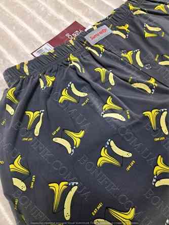 Чёрные мужские семейные трусы больших размеров с рисунком ТМ "Bono" (арт. МБ 000311) Кривий Ріг