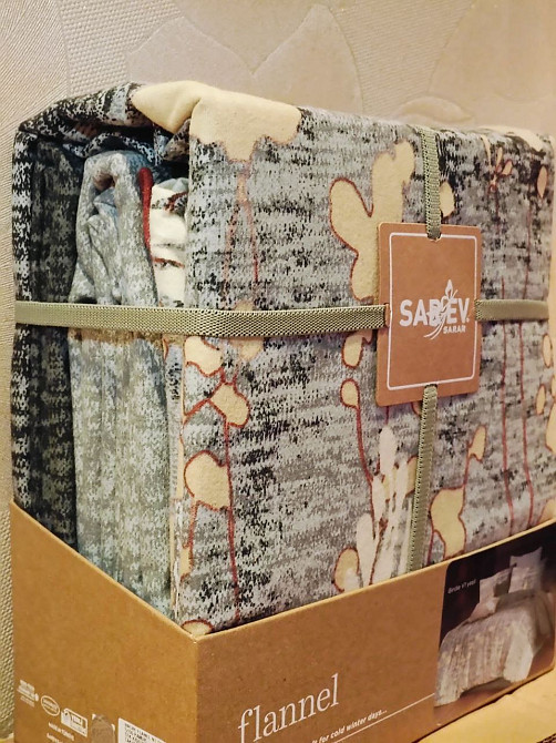 Полуторний комплект постільної білизни з фланелі. Житомир - изображение 4