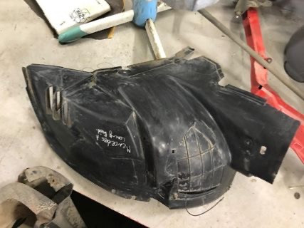 Бу подкрылок крыла Mercedes Benz W168 , A1686900130, передний левый, передняя часть. Кропивницький - зображення 1