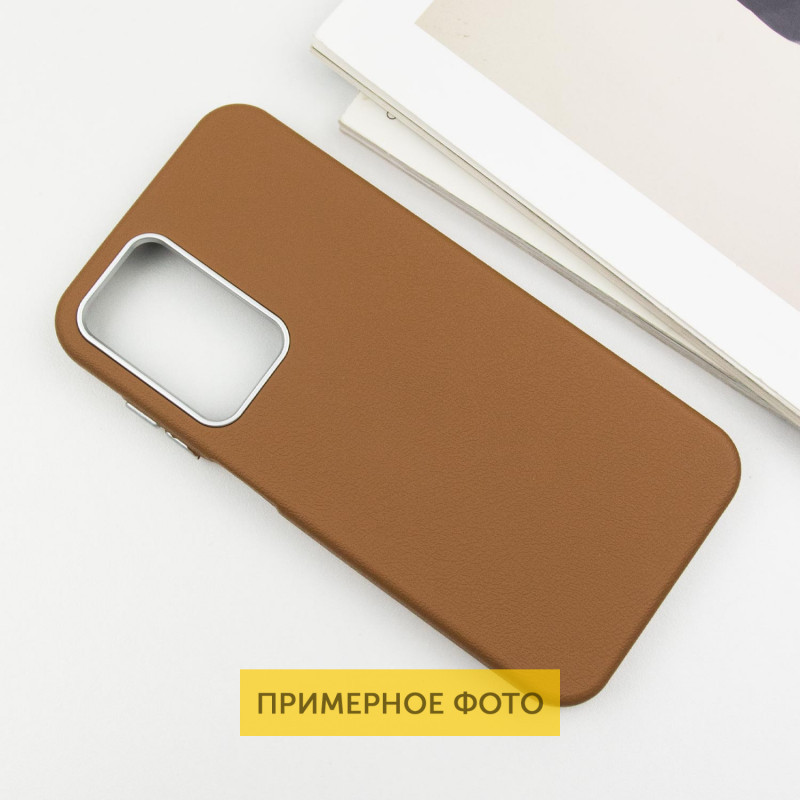 Кожаный чехол Leather Case Metal Buttons для Xiaomi Redmi A3 Херсон - зображення 3