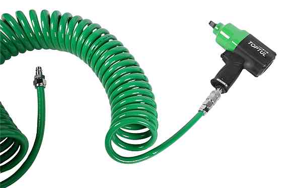 Шланг спиральный быстросъёмный полиуретановый 8x12мм 10м TOPTUL KHLC0810E Харків