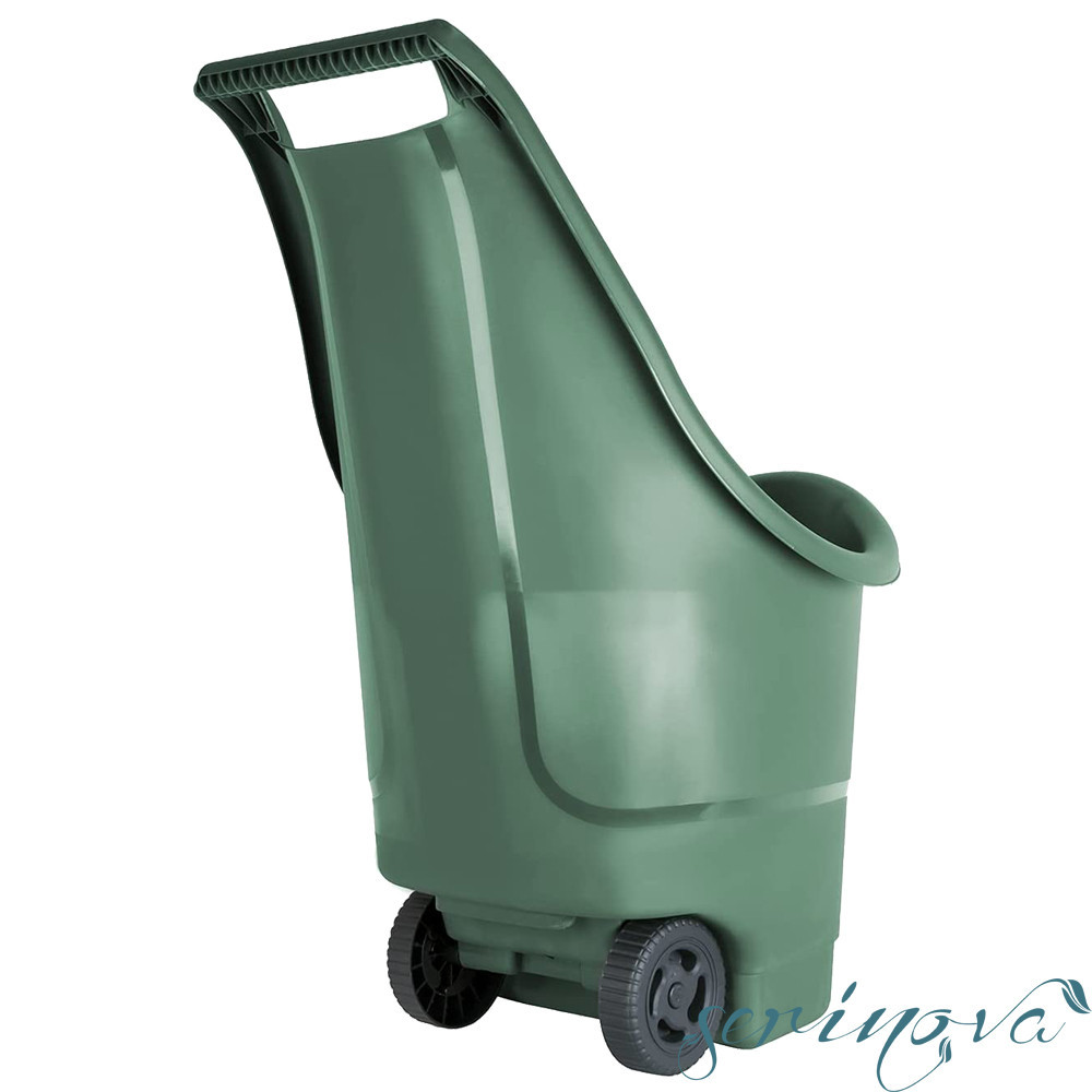 Садовая тележка на колесах 50 л зеленая Киев - изображение 2