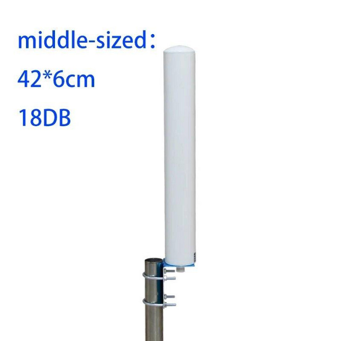 Антенна 4ж ЛТЕ (Все сотовые операторы) 755-3170MHz 18dB, до 100W, всенаправленная, N-female. Смотрит Днепр - изображение 1